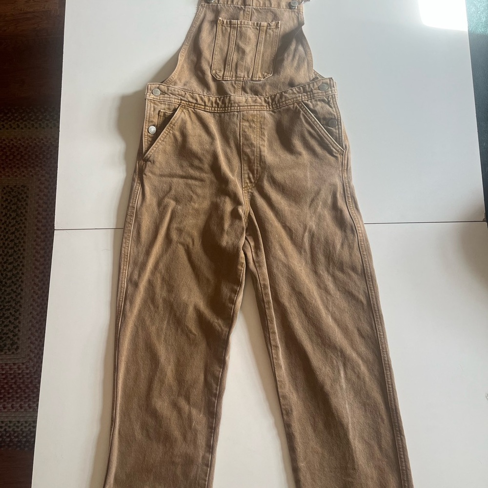 Lucky Brand golden-colored Overalls
